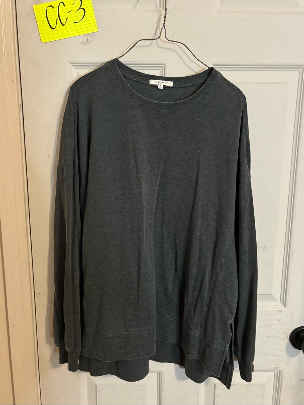 Z Supply Charcoal Crewneck Pullover